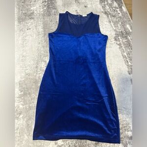 Garage Navy Blue Mini Dress